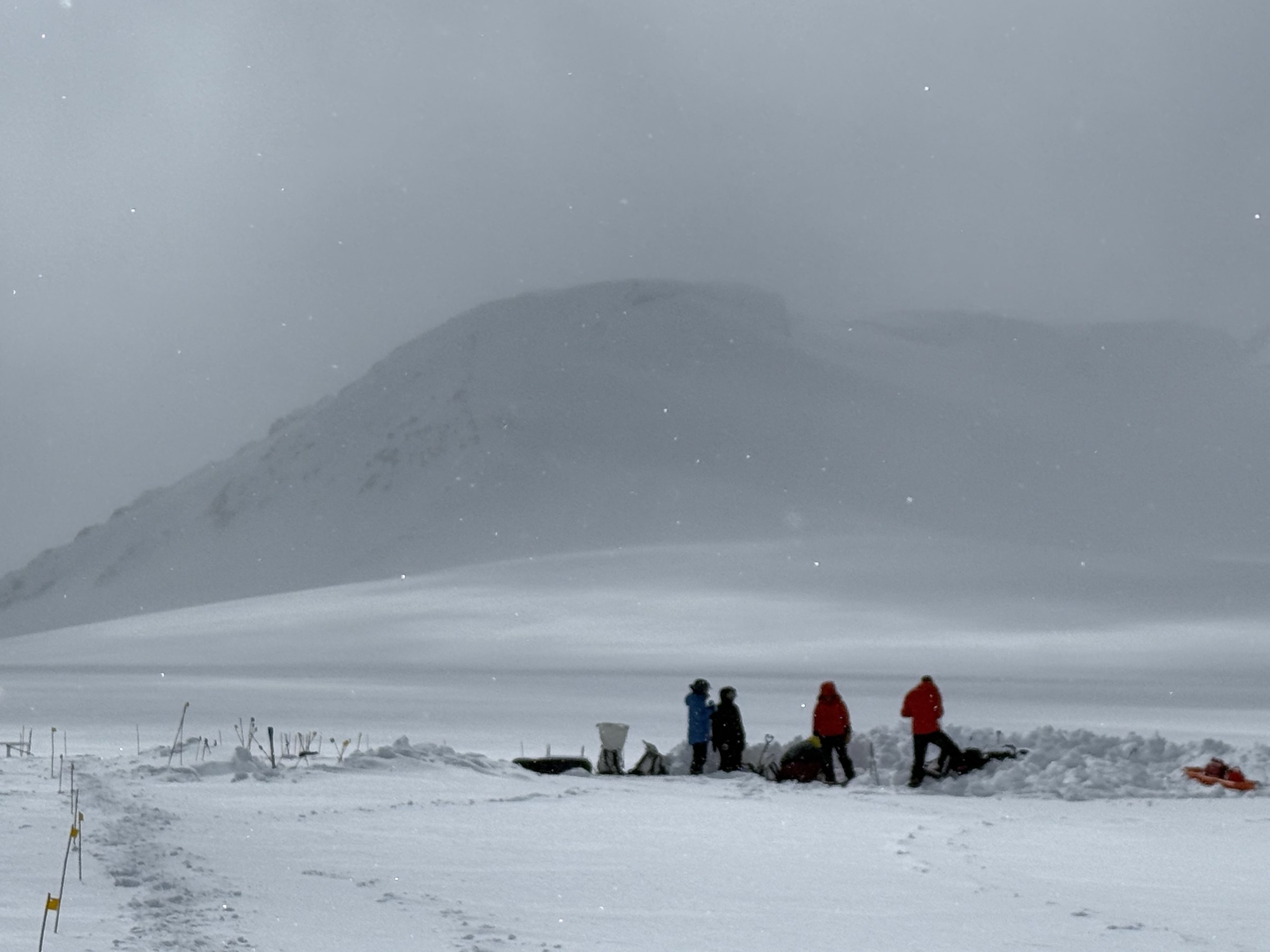Ice-core field operations at Eclipse Icefield